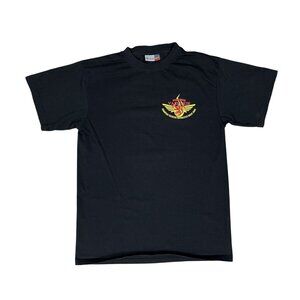 Y2K Promodoro Braunschweig Valkyrie European Motorcycle Rally 2008 Black T-Shirt